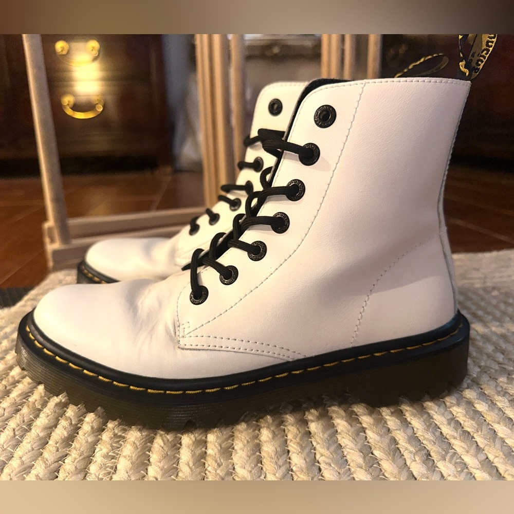White Doc Martens 1460 - women’s size 8
